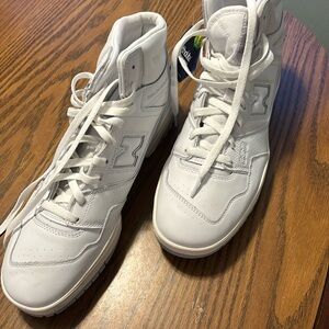 New Balance 650 White High-Top Sneakers Size 13 new